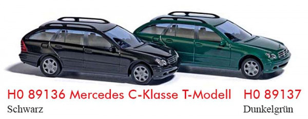 Busch 89137 - MB C-Klasse T grün