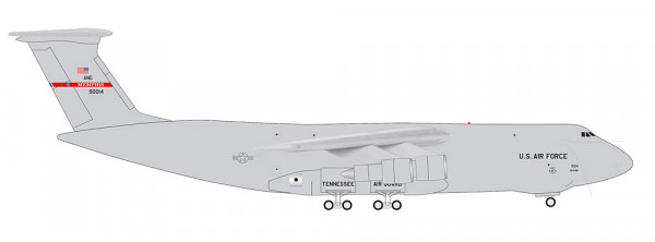 Herpa 539180 - U.S. Air Force Lockheed C-5A Galaxy - Tennessee ANG, Memphis