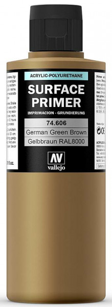 Vallejo 774606 - Primer (Grundierung) Grün-Braun, 200 ml