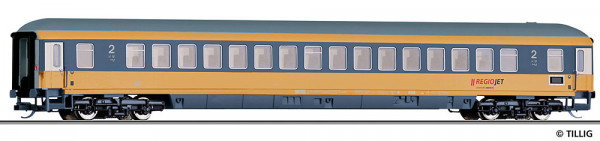 Tillig 16522 - Reisezugwagen 2. Klasse Bmpvz der RegioJet, Ep. VI