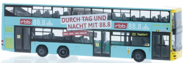 Rietze 67796 - MAN Omnibus Lion`s City DL07 "BVG - rbb 88,8"