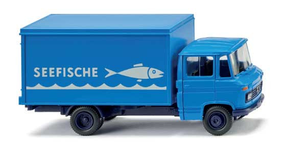 Wiking 027402 - MB L608 Koffer Lieferwagen "Seefische" 1967-74