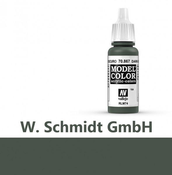 Vallejo 770867 - Model Color Farbe Blaugrau Dunkel, Matt