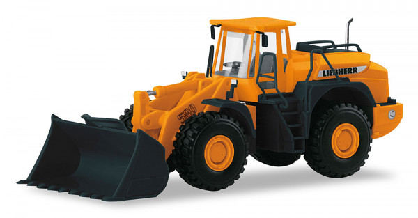Herpa 320467 - Liebherr Radlader L 580, kommunalorange