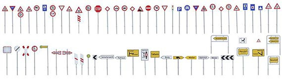 Faller 180534 - Set Verkehrsschilder