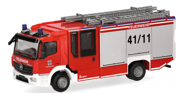 Herpa 747449 - Mercedes-Benz Atego 13 Z-Cab "Bundeswehr/Feuerwehr"