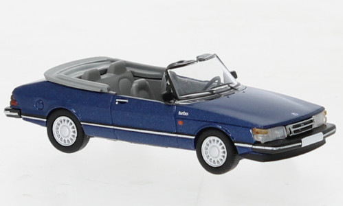PCX870670 - Saab 900 Cabriolet metallic dunkelblau, 1986,