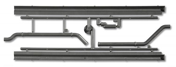Pola 333114 - Dachrinnen 4 Stück, 4-teilig