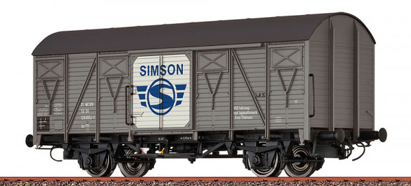 Brawa 51364 - H0 Gedeckter Güterwagen Gs[1200] "Simson" DR