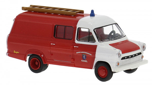 Brekina 34169 - Ford Transit "Hessische Landesfeuerwehrschule" 1970