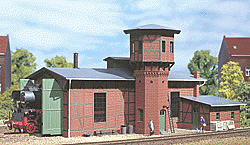 Auhagen 11400 - Lokschuppen mit Wasserturm