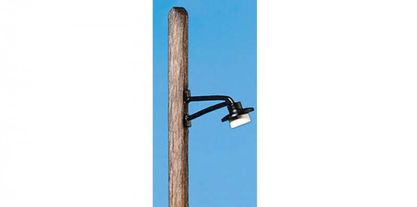Weinert 33802 - Straßenlaterne mit schrägem Ausleger, LED-beleuchtet 2 Stück