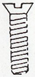 Weinert 2160 - Schraube M1,4x6mm DIN963 10St