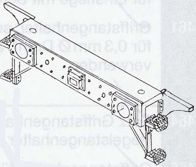 Weinert 8508 - Einheitspufferbohle m.Tritten