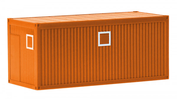 Herpa 053600-004 - 2x 20ft Baucontainer, kommunalorange