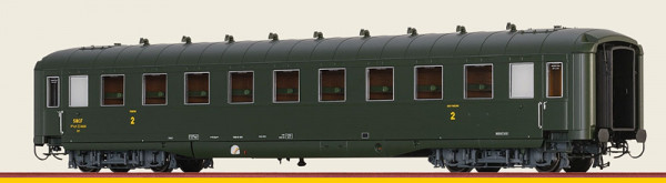 Brawa 51125 - SNCF Schürzenwagen 2.Klasse B10myfi Ep.3, LED Innenbeleuchtung