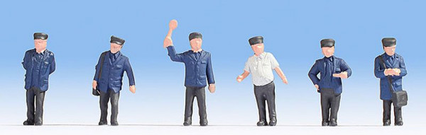 Noch 18010 - Bahnbeamte, 6 Figuren