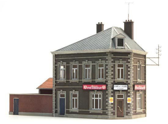 Artitec 10.327 - Kneipe "De Statie" 1:87 Bausatz aus Resin (PU), unlackiert