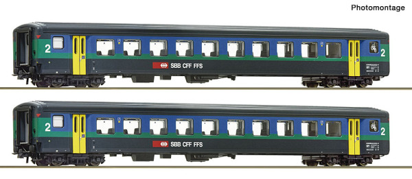 Roco 6200280 - SBB 2er Set Personenwagen EW II SBB 56