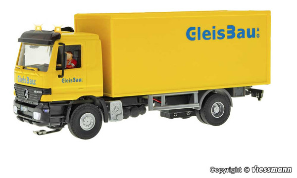 Viessmann 8117 - MB ACTROS 2-achs Kofferaufbau, GleisBau, Funktionsmodell
