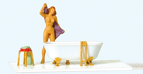 Preiser 28159 - Frau an der Badewanne