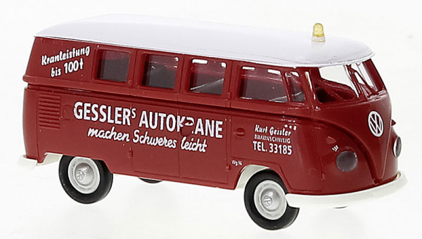 Brekina 31622 - VW T1b Kombi Gesslers 1960, Gesslers Autokran,