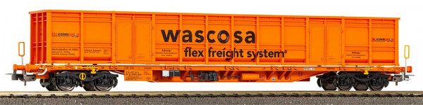 Piko 24553 - SBB Containertragwagen Sgnns orange mit E-Aufbau Ep.6-, "Wascosa"