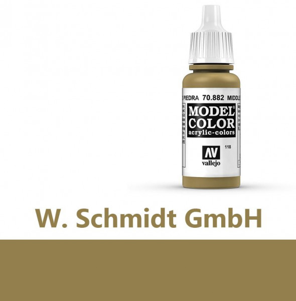 Vallejo 770882 - Model Color Farbe Steingelb, Matt, 17 ml