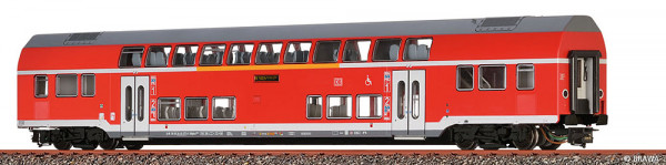 Brawa 44591 - DB AG TWINDEXX Vario® Doppelstock-Mittelwagen 1./2. Klasse rot (Nürnberg Hbf) Ep.6, DC