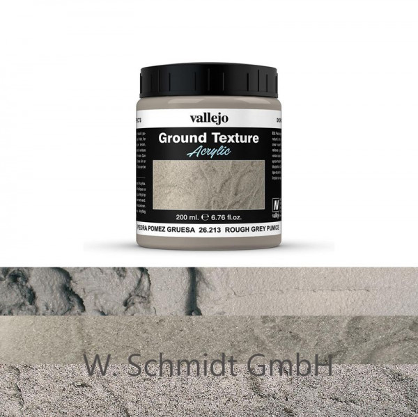 Vallejo 726213 - Effekte Grauer Bimsstein, 200 ml