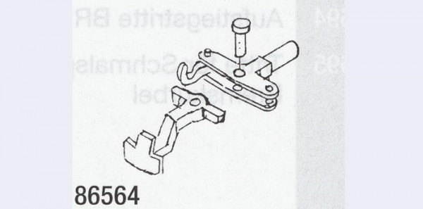 Weinert 86564 - Kupplungen beweglich für 1´E 1´ 2 Stück