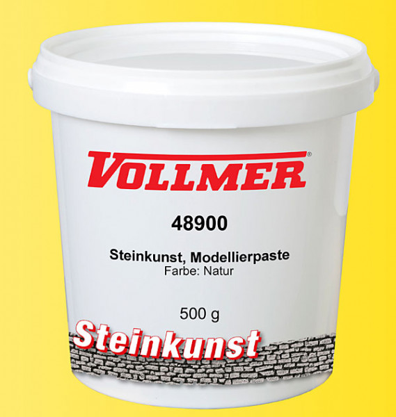 Vollmer 48900 - Steinkunst-Modellierpaste Natur 500 g