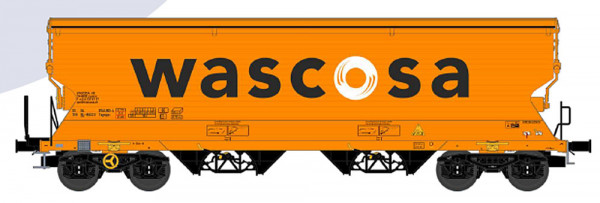 NME 509650 - NS Getreidesilowagen Tagnpps 95m² orange Ep.6, "Wascosa" - Wechselstrom
