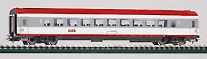 Piko 57613 - ÖBB IC Großraumwagen 2. Klasse Ep. 5 1:100 Bmz, neue Farbe grau/rot