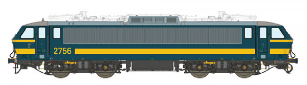 LSmodels 12566AC - SNCB Ellok Serie HLE27 blau/gelb Ep.6, AC-digital