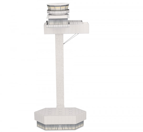 Herpa 573061 - Airport Tower Kartonbausatz / Cardboard construction kit