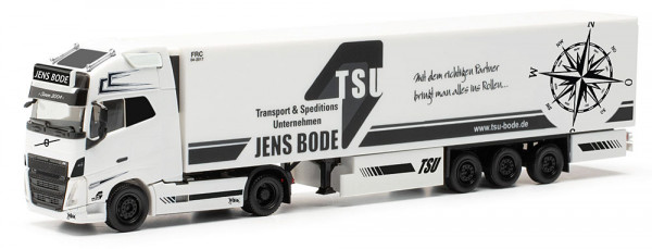 Herpa 317528 - Volvo FH Gl. XL 2020 Kühlkoffer-Sattelzug "TSU Bode"