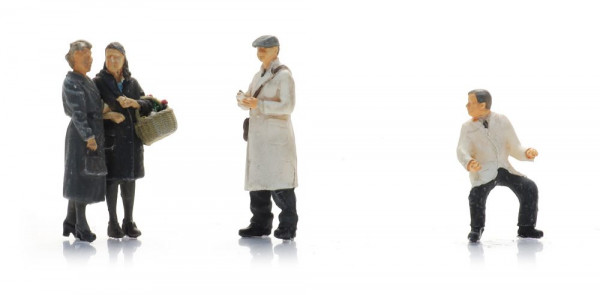 Artitec 5870049 - Milchmänner mit Kunden 1940-1970 (4x)