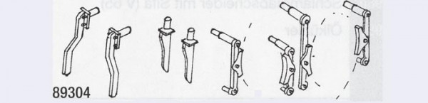 Weinert 89304 - Bremsen,Schienenr.BR 74 1Satz