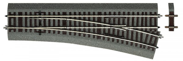 Roco 42535 - Line mit Bettung, Weiche rechts Wr15