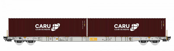 Igra 96010088 - Containertragwagen Sggnss.mit 2x 40ft. Container "CARU"
