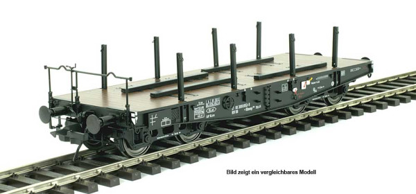 Lenz 42123-12 - DB Schwerlastwagen Rlmmp Ep.4, Nr. 389 0 458-5