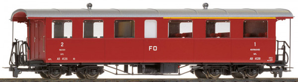 Bemo 3246225 - FO Plattformwagen AB 4125 altrot