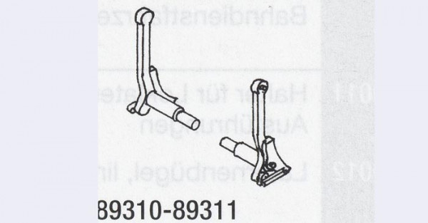 Weinert 89310 - Satz Bremsen BR94 + Schienenr.