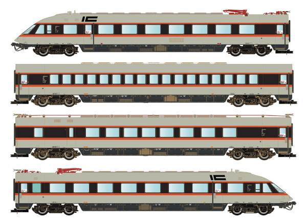 LSModels 16002S - DB Triebzug ET 403 4tlg. Ep.4a grau/rot/schwarz, IC-Ausführung, 2. Betriebsnummer,