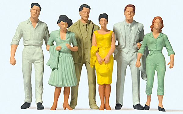Preiser 63203 - Passanten, 6 Figuren