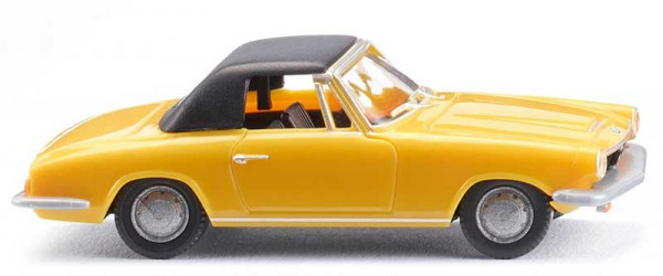 Wiking 018748 - BMW 1600 GT Cabrio - gelb