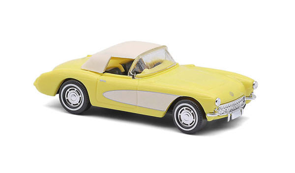 Busch 45424 - Chevrolet Corvette gelb H0