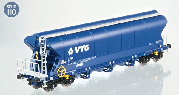 NME 504691 - DB AG Getreidewagen Tagnpps blau Ep.6, "VTG", mit elektronischer Zugschlussbeleuchtung,
