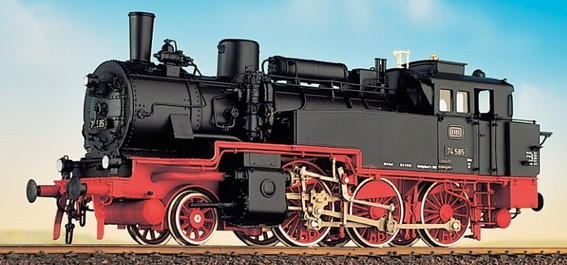 Weinert 46151 - DB Dampflok BR74 (preußische T12) DB-Zeichen digital Fertigmodell